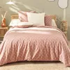 Image de Housse de couette imprimée en viscose de bambou EMIKO - Origin - 200 x 200 cm - Rose blush