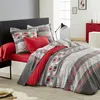 Image de Housse de couette imprimée en lyocell CORENTIN - Origin - 140 x 200 cm - Gris