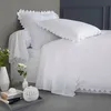 Image de Housse de couette brodée en coton OPÉRA - A demain - 240 x 220 cm - Blanc