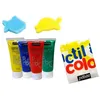 Image de Kit gouache aux doigts - Les animaux marins - 4 tubes - 20 ml - Peinture non toxique - Idéal pour enfants