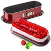Image de TEFAL DELIBAKE ACIER ROUGE CARBONE Moule à cake à charnière 30 cm J1640314