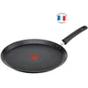 Image de TEFAL G2553802 Unlimited Poêle à crêpe 25 cm Induction Revêtement antiadhésif sûr et résistant Thermo-Signal  Fabriqué en