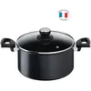 Image de TEFAL G2554602 UNLIMITED Faitout 24 cm (5 L) + couvercle verre