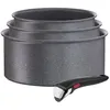 Image de Tefal Ingenio Natural Force Lot 3 casseroles 16/18/20 cm (15/21/3 L) + poignée amovible Empilable Revêtement antiadhésif