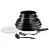 Image de Batterie de cuisine - TEFAL - Ingenio - 10 pièces - Poignée amovible - Antiadhésif Titane