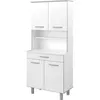 Image de Buffet de cuisine Blanc mat - L 80 cm - OSLO