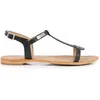 Image de Sandales plates Les Tropeziennes Hamess - Femme - Cuir - Noir - Confort exceptionnel