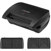 Image de LAGRANGE Gaufrier Mini Maxi Plaques gaufres & croques-monsieur Noir 900W 028462