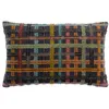 Image de Coussin brodé Soline ambre 30 x 50 cm Vivaraise