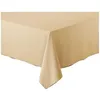 Image de Nappe carrée recyclée - WINKLER - Grace camel - 140x140cm