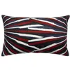 Image de Coussin brodé Sasha rubis 40 x 65 cm Vivaraise