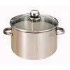 Image de Faitout - BAUMALU - 24 cm - Inox - Couvercle verre - Polyvalent