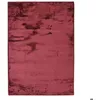 Image de Tapis extra-doux effet velours rouge foncé 120x170