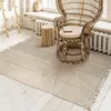 Image de Tapis - THE DECO FACTORY - INDI JUTE - 120x170 cm - 80% jute/20% coton - Rectangulaire
