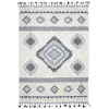 Image de Tapis berbère à effet relief crème 120x170