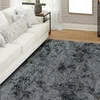 Image de Tapis shaggy moderne gris foncé 120x170