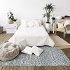 Image de Tapis en laine et viscose gris clair 120x170