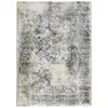 Image de The Deco Factory BORGES USED - Tapis graphique effet usé 120 x 170 cm Gris/Or en occasion ou reconditionné