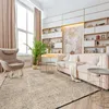 Image de Tapis en coton et polyester lavable tissé plat gris 120x170