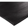 Image de SKIN - Tapis salon ou chambre en cuir tressé pour une ambiance chaleureuse 55 x 85 cm Noir