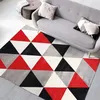 Image de TAO SCANDI Tapis de salon - 150 x 220 cm - Polypropylène - Rouge