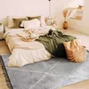 Image de Tapis tout doux lignes beige et gris clair 160x230