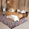 Image de Tapis en cuirs recyclés motif mosaïque marron multi 160x230