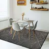 Image de Tapis en jonc de mer motif tribal noir 160x230