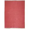 Image de Tapis en jute et coton avec franges terra cotta 160x230 - style bohème