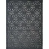 Image de Tapis à relief art déco bleu 160x220
