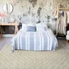 Image de Tapis en coton géométrique écru-sable 190x290
