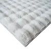 Image de Tapis extra doux effet poudreuse relief blanc 190x290
