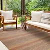Image de Tapis extérieur-intérieur motifs lignes jaune 200x290