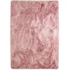 Image de Tapis à base fine et souple extra doux rose 225x340