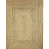 Image de Tapis salon en jute tressé naturel artisanal 300x400