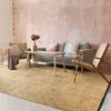 Image de Tapis en coton et polyester lavable tissé plat beige 80x150