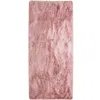 Image de Tapis de Salon ou Chambre Shaggy - Neo Yoga- Tapis Lavable à Base Fine en Microfibre Poils Longs Extra Doux Rose 80 x 180 cm