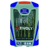 Image de Coffret de forets pour métal - TIVOLY - Coffret 19 pièces - Forets HSS TiN - Tarauds & filières - Mallette antichoc