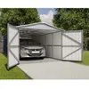 Image de Abri Garage métal gris 20 m2 Yardmaster + kit dancrage