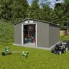 Image de Abri de jardin métal 1091 m2 + kit dancrage