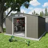 Image de Abri de jardin métal 1278 m2 + kit dancrage