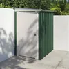 Image de Abri de jardin métal vert Yardmaster 15 m² + kit dancrage