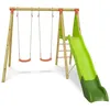 Image de Balançoire en bois 230 m Topwood MILU - 4 enfants