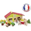 Image de JEUJURA - Ferme en bois avec Tracteur et Animaux - 140 pcs