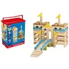 Image de Jeu de construction en bois - JEUJURA - Técap Multiform - 175 pièces - bois naturel et teinté - jeu déquilibre
