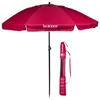 Image de Isotoner Parasol de plage ultra résistant structure anti vent léger et anti uv upf50+ framboise
