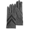 Image de Gants - ISOTONER - Gris chiné - Laine - Taille unique - Compatibles écrans tactiles