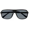 Image de Isotoner Lunettes de soleil branches flexibles verres polarisants noir mixte adulte
