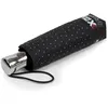 Image de Isotoner Parapluie Xtra Solide antiretournement 28cm déperlant ouverture/fermeture automatique mini pois femme