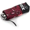Image de Isotoner Parapluie Xtra Solide antiretournement compact et léger 17 5cm déperlant bandana bordeaux femme
